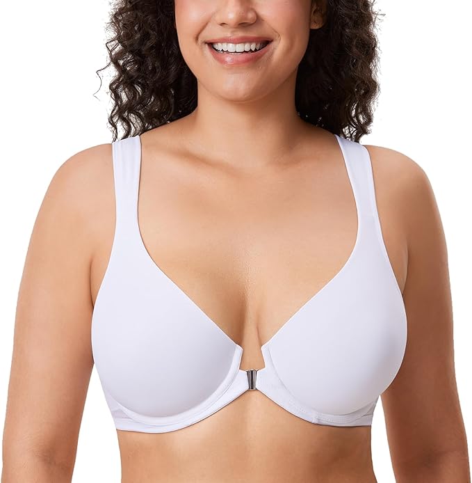 Front Closure Posture Full Coverage Bra by Glow Haven