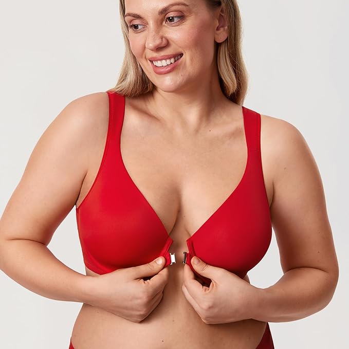 Front Closure Posture Full Coverage Bra by Glow Haven