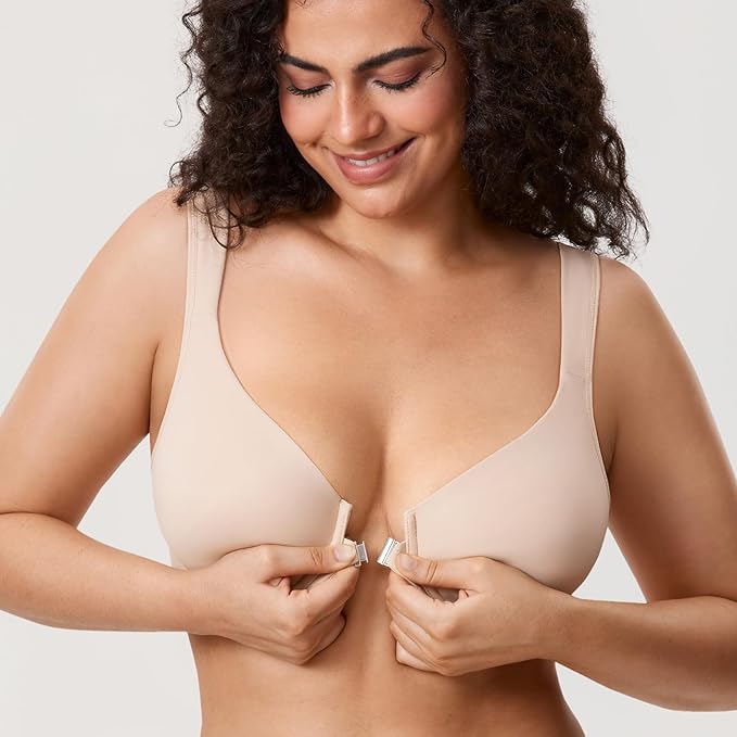 Front Closure Posture Full Coverage Bra by Glow Haven