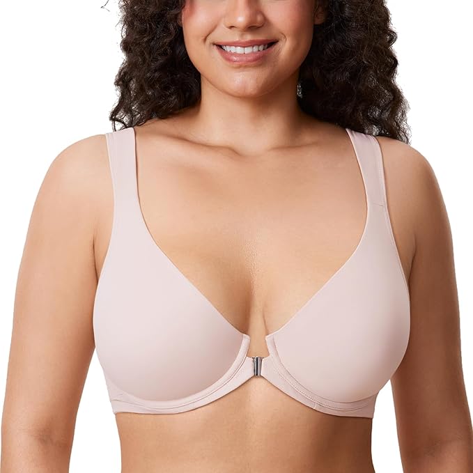 Front Closure Posture Full Coverage Bra by Glow Haven