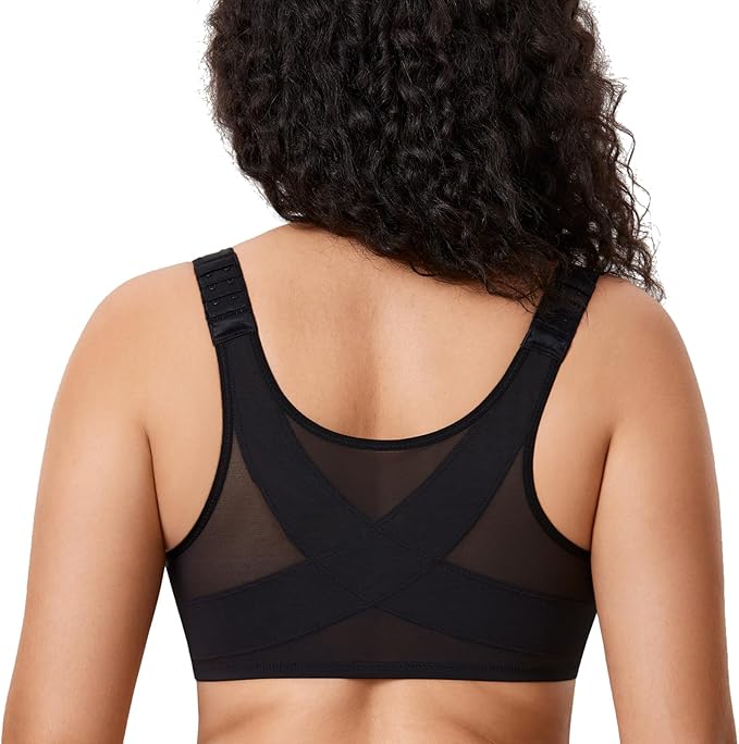 Front Closure Posture Full Coverage Bra by Glow Haven