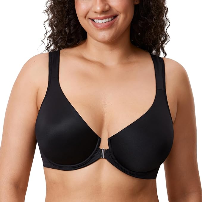 Front Closure Posture Full Coverage Bra by Glow Haven