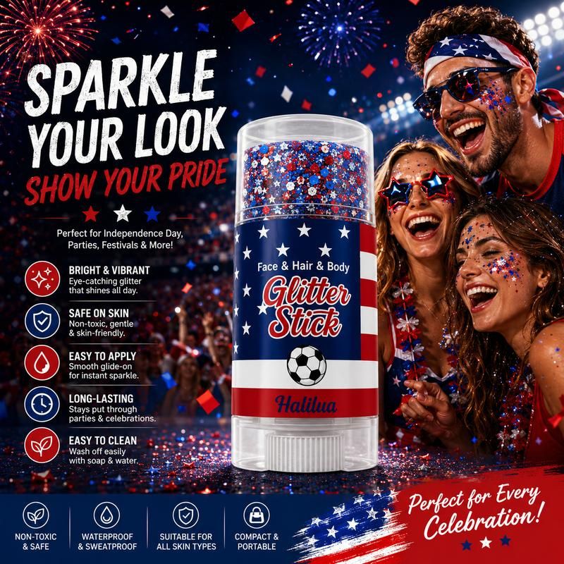4th of July Glitter Stick - Independence Day