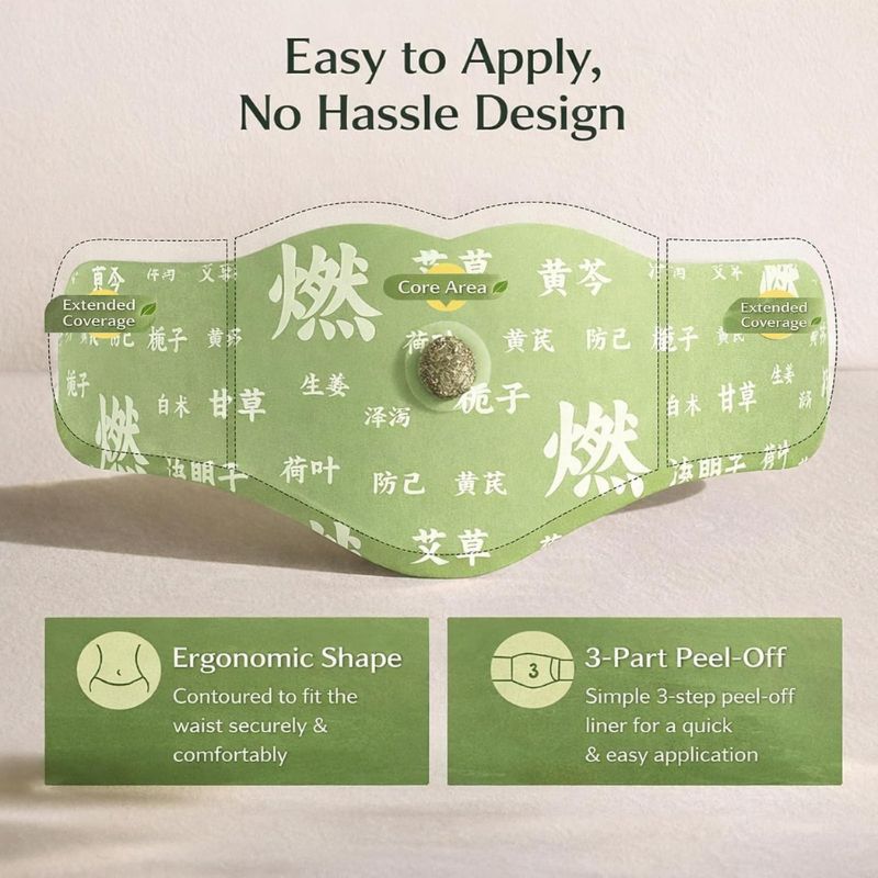 Japanese Herbal Relief Patch - 100% Plant Based