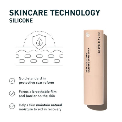 Silicone Scar Stick with Centella Asiatica Extracts and Vitamin E by Glow Haven
