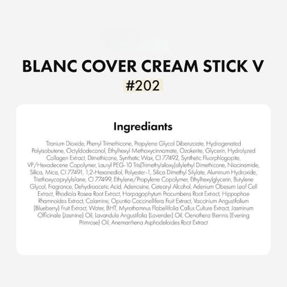 Korean Blanc Cover Cream Stick with Detachable Brush