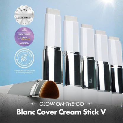Korean Blanc Cover Cream Stick with Detachable Brush