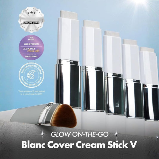 Korean Blanc Cover Cream Stick with Detachable Brush