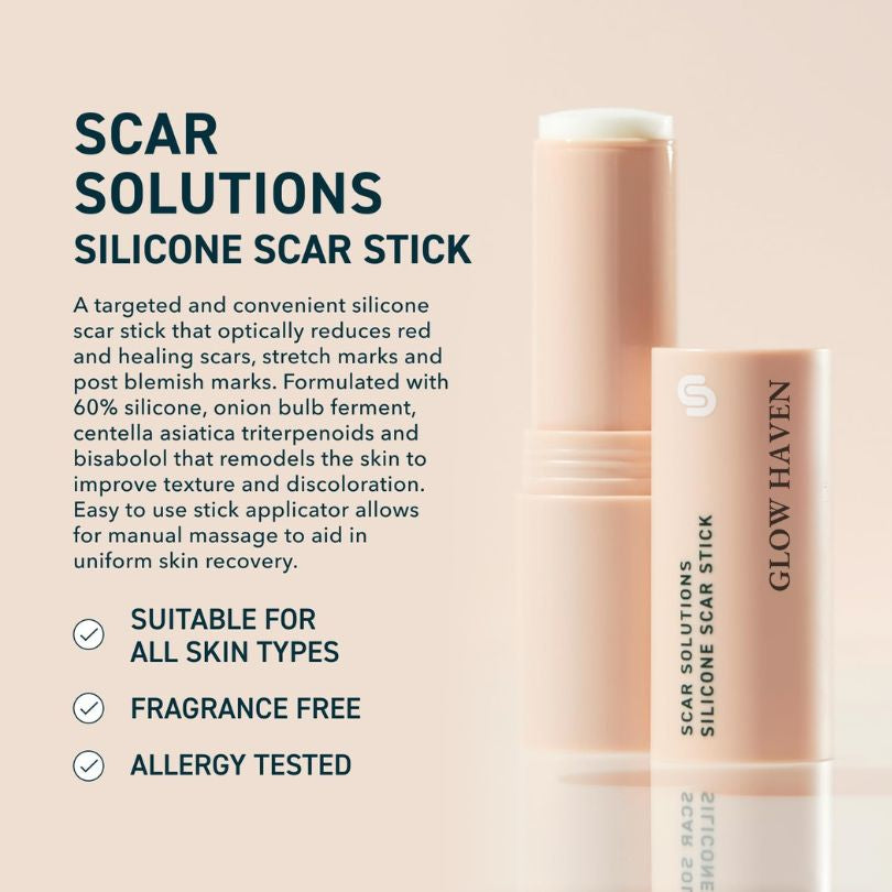 Silicone Scar Stick with Centella Asiatica Extracts and Vitamin E by Glow Haven