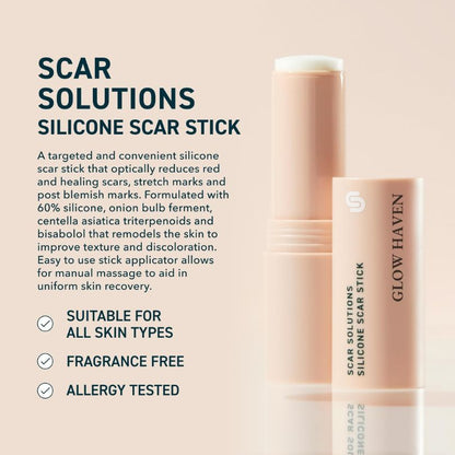Silicone Scar Stick with Centella Asiatica Extracts and Vitamin E by Glow Haven