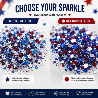 4th of July Glitter Stick - Independence Day