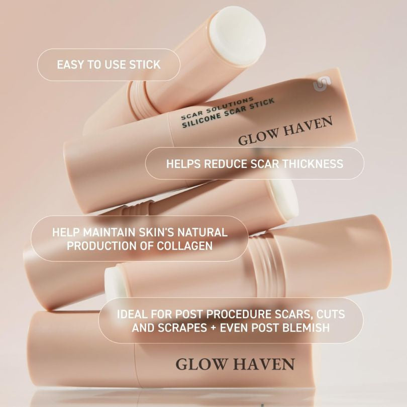 Silicone Scar Stick with Centella Asiatica Extracts and Vitamin E by Glow Haven