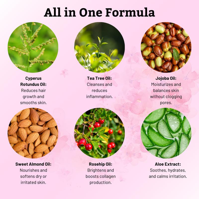 Permanent Hair Reduction Oil