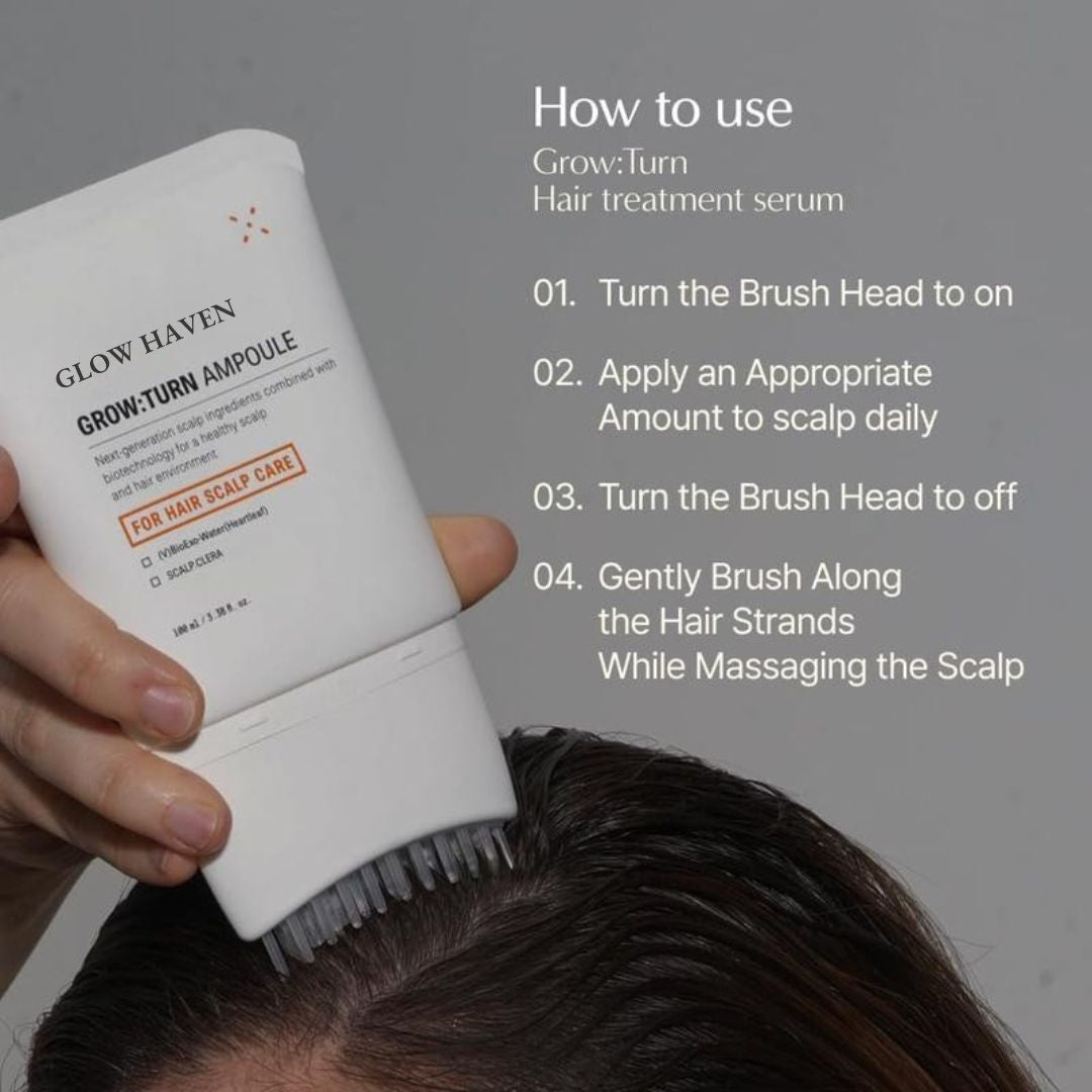 Advanced Hair Growth Serum with Precision Brush