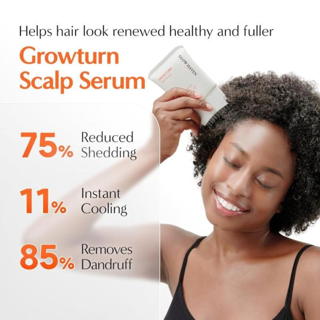 Advanced Hair Growth Serum with Precision Brush