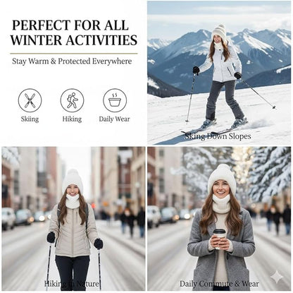 3-in-1 Winter Hat with Face Cover & Ear Protection