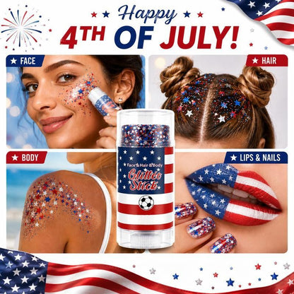 4th of July Glitter Stick - Independence Day