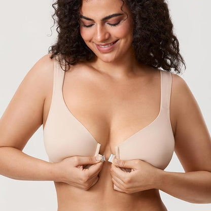 Front Closure Posture Full Coverage Bra by Glow Haven
