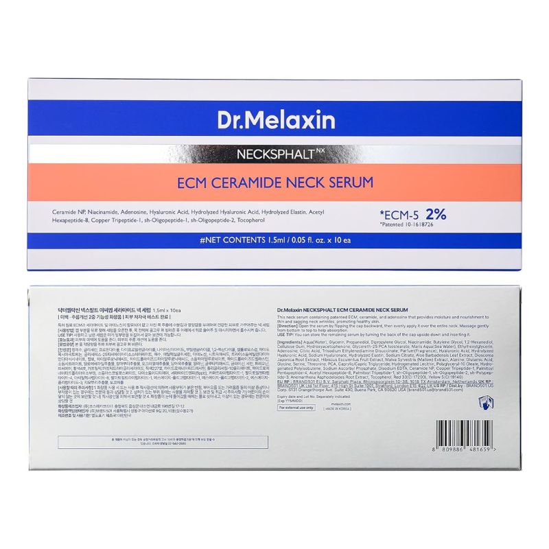 Necksphalt ECM Barrier Ampoule - Anti-Aging Neck
