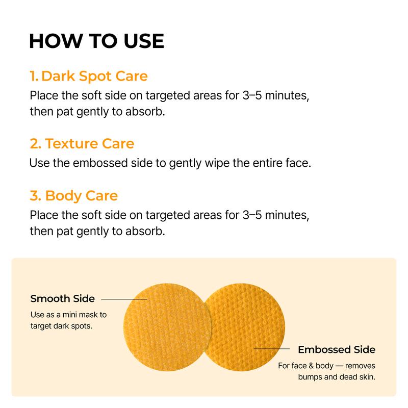 Kojic Acid + Turmeric Dark Spot Brightening Pads