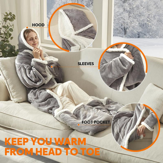 Cozy Wearable Heated Blanket