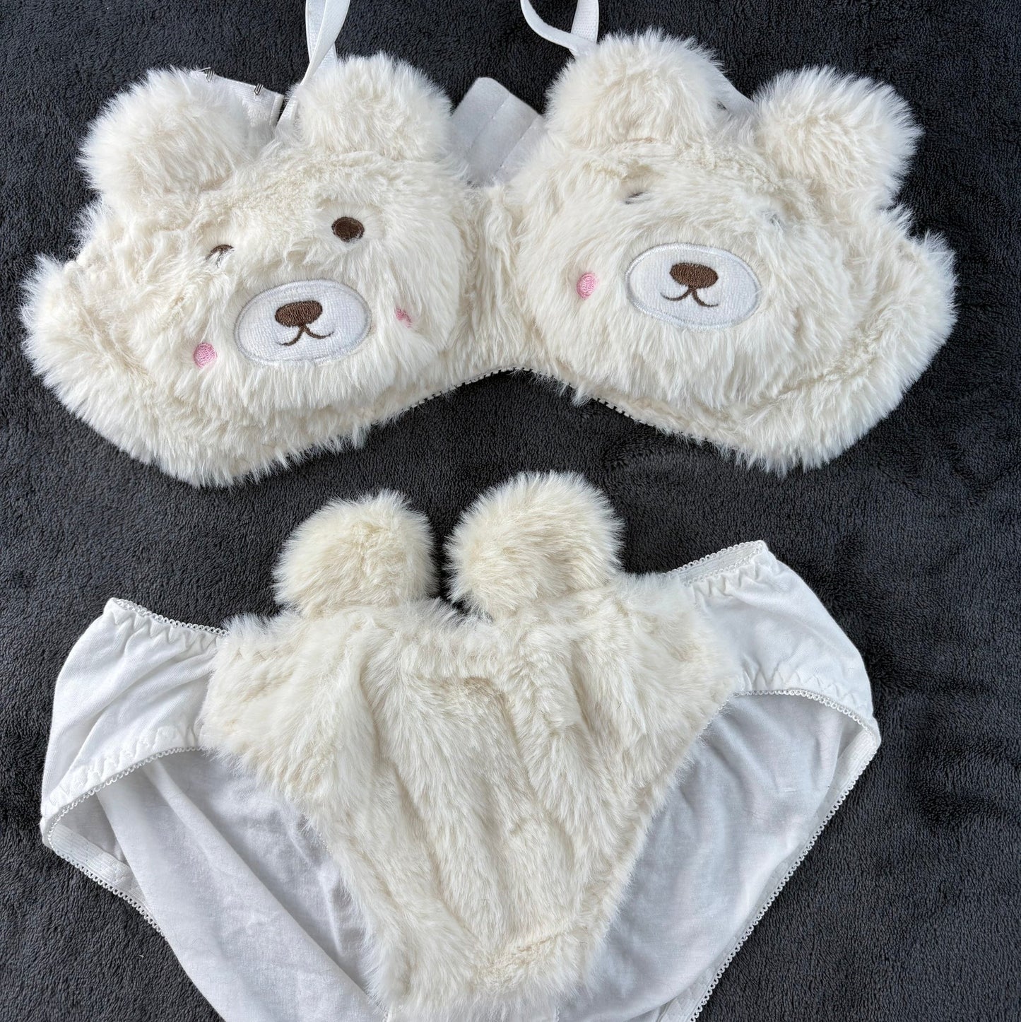 Plushy Set 2-Pieces Lingerie Set
