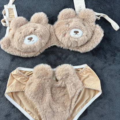 Plushy Set 2-Pieces Lingerie Set