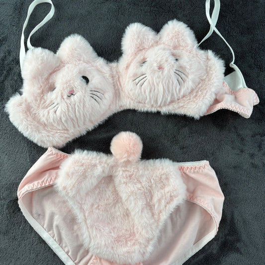 Plushy Set 2-Pieces Lingerie Set