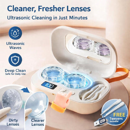 Ultrasonic Contact Lens Cleaner Pro
