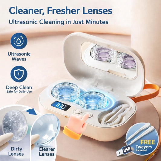 Ultrasonic Contact Lens Cleaner Pro